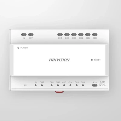 Двупроводен видео/аудио дистрибутор HIKVISION DS-KAD706Y-S