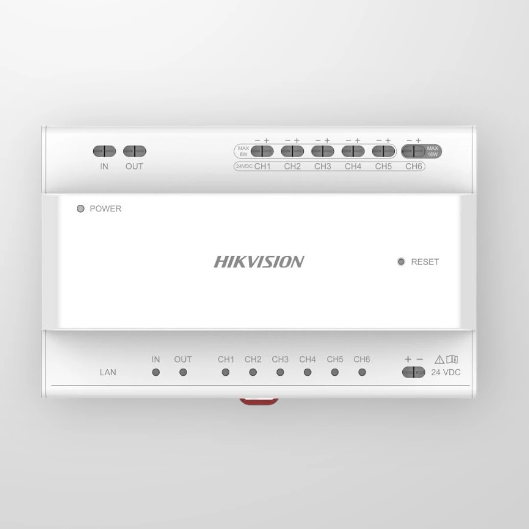 Двупроводен видео/аудио дистрибутор HIKVISION DS-KAD706Y