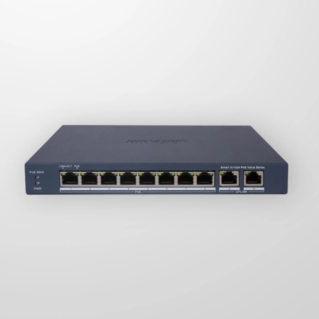 Комутатор Hikvision DS-3E1310P-EI/M